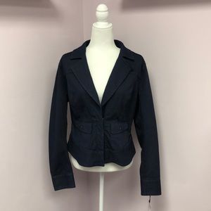 GAP Jean Jacket 1/2 Zip Bottom, Great Details